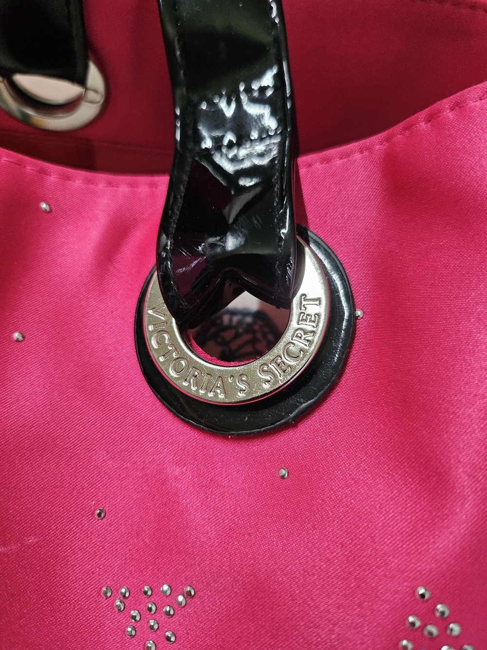 Victoria's Secret Pink Crystal Logo Tote Bag - Picture 8 of 9
